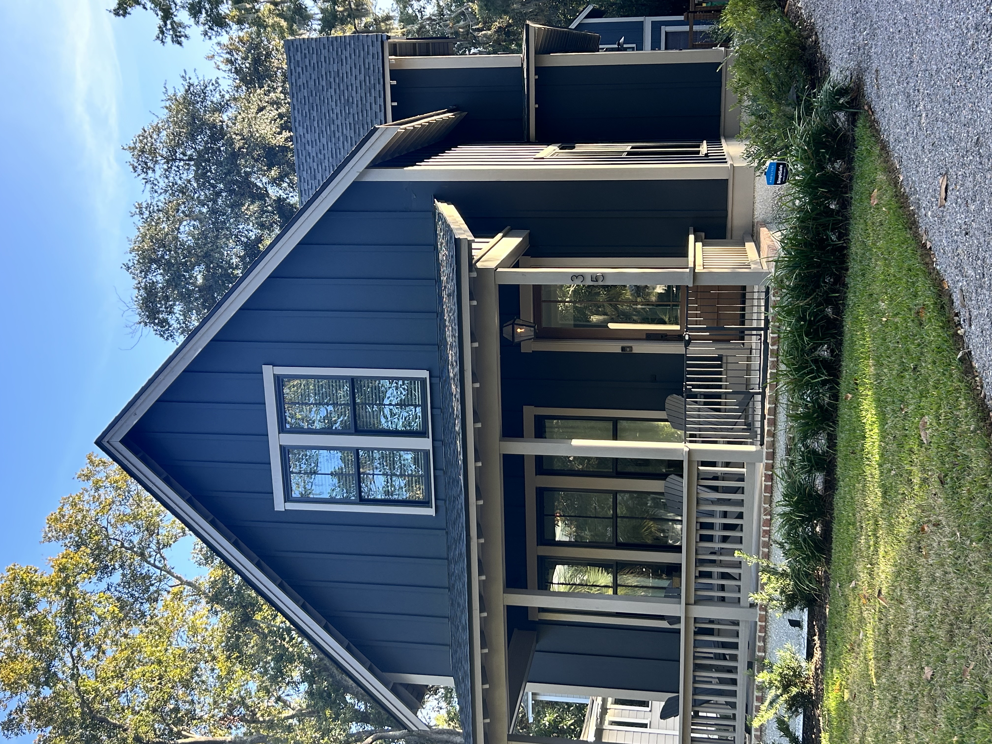 Home with Storm Trim bases installed on all front windows